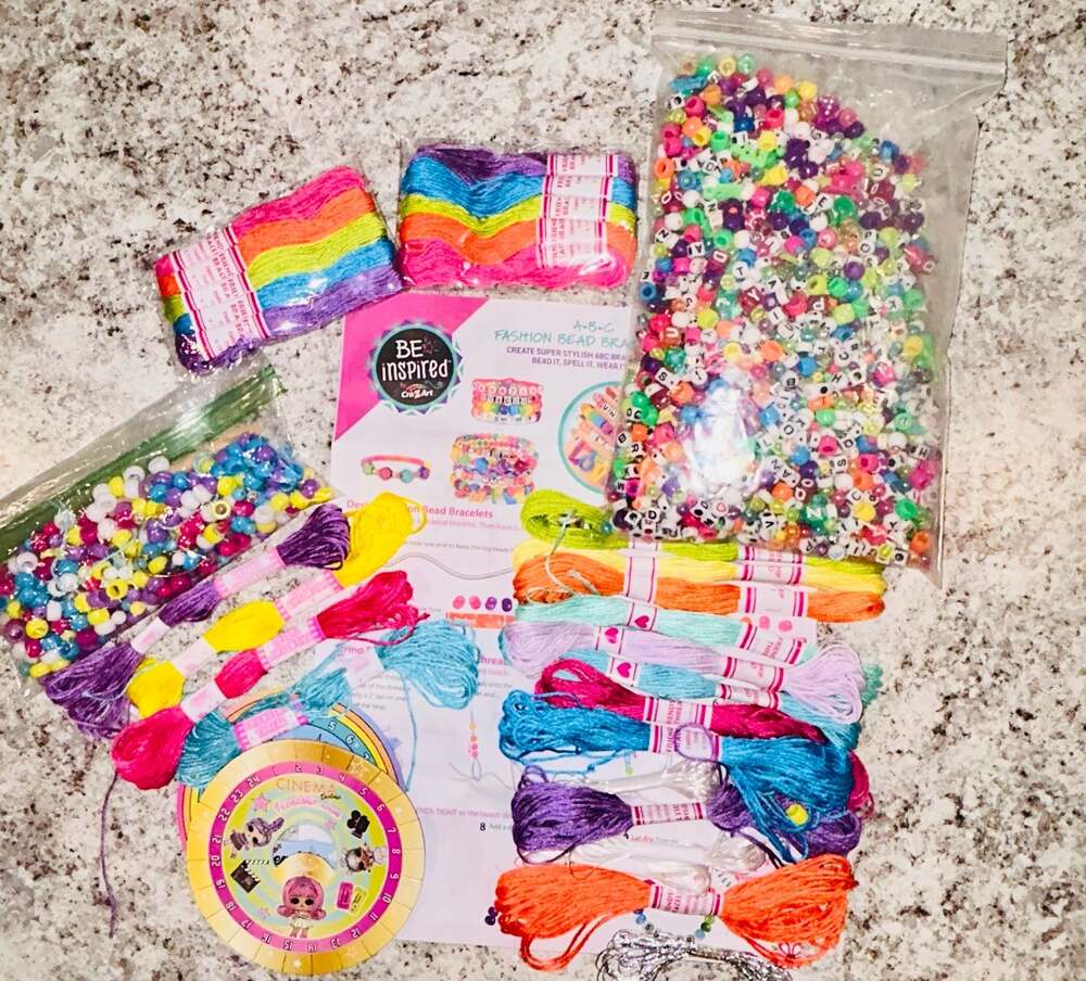 Be Inspired by Cra-Z-Art A-B-C Fashion Bead and Friendship Bracelet Jewelry Kit
